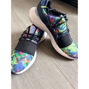 Under Armour Charged Assert 9 Tie Dye Print Running Shoes Womens Size 9